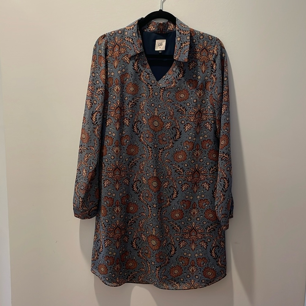 CAbi Long Sleeve Slip Dress size x-small